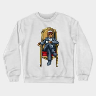 Monkey sitting throne Crewneck Sweatshirt